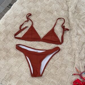 SHEIN Terracotta Bikini Set